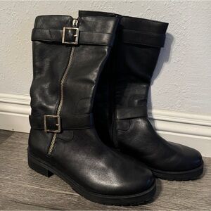 Vionic Black Leather Boots